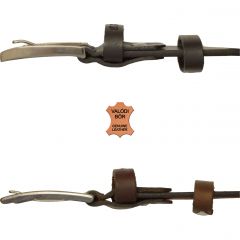 B. Roy Traditional Narrow Genuine Leather Belt