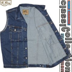 B. Roy M202 Classic Denim Vest B. Roy M202 Classic Denim Vest